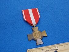 The Cross for Military Valour FRENCH BRONZE MEDAL Croix de la Valeur Militaire  picture