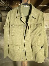 Army Military Rain Drop Camouflage Shirt Jacket Sz L Czech East German Combat picture