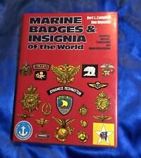 Military Book: Marine Badges & Insignia of the World 1983 Hardcover Book picture