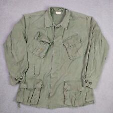 Vintage Vietnam Jungle Jacket Tropical Og-107 Military Slant Pocket Size Medium picture
