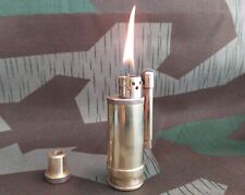 Wehrmacht Brass Petrol Lighter Marked WaA Trench Art WW2 WWII German original 7 picture