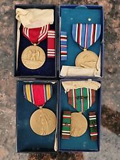 Four WW2 Medals US Army [Original Boxes] picture
