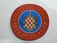 CROAT NAVY CLOTH  ARM PATCH - picture
