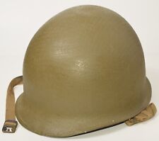 Original Early WWII US Army McCord Fixed Bale M1 Helmet 134A picture