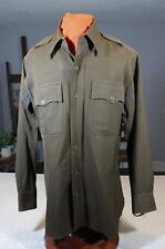 US WW2 Army Air Corps Officer's Chocolate Wool Uniform Shirt Named J556 picture