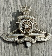 Royal Artillery Cap Badge with Slide Queen's Crown Dowler Birmingham picture