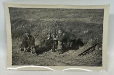 Vtg Found Photo Vietnam War Soldiers Resting In Field Rifles Backpack picture