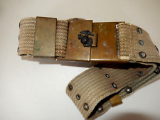 WWI WW2 US USMC Pistol Web Belt picture