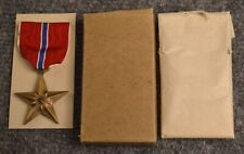 Original WWII Bronze Star Medal In Original 1944 Box picture