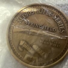 NRA M1903 Springfield Rifle Series Coin Medal 1903-1936 WWI WWII Bronze Color picture