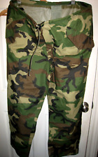 US Army Woodland Cold Weather Camouflage Camo and BDU Trousers XL Long picture