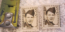 1943 WW2 WW II,U.S Army GI postal postage stamps,Danny lot of 2,Rare VTG picture