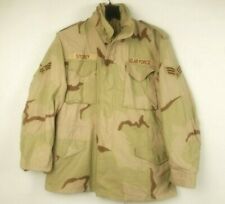Military Cold Weather Coat Desert Camouflage Hooded Hunting Men's Med Long picture