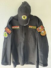 Iraqi Special Forces Hat With Jacket And Patch Lot picture