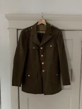 WWII 1940s US Army 44th Division Private Class Wool Uniform Jacket 39R Small picture