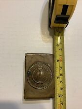 WWI German Trench Art Matchbox Holder Gott MIT Uns Copper/Brass picture