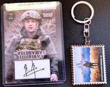 Presidential Signatures Card Russia vs Ukraine War Volodymyr Zelenskyy + Bonus picture