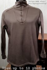 US Military Cold Weather Undershirt Long Sleeve Coyote Brown Mens Sz L picture