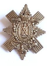 WW1 9th Battalion Glasgow Highlander Highland Light Infantry Cap Badge ANTIQUE picture