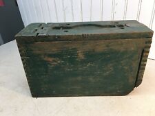 Vintage WW1 Wooden Ammo Box Ammo Crate picture