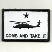 NAVY VX-1 MH-60R 4-BLADES COME TAKE IT WHITE HOOK LOOP EMBROIDERED JACKET PATCH picture