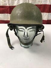 Paratrooper Vietnam War US Army USMC M1 Helmet & Liner Rear Seam             AA8 picture