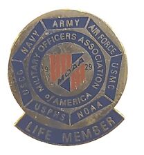Military Officers Association Of America Life Member Lapel Pin picture
