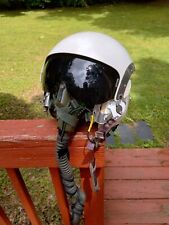 Vintage USAF HGU-26/P Air Force Pilot's Flight Helmet, Dual Lens, Oxy Mask & Bag picture