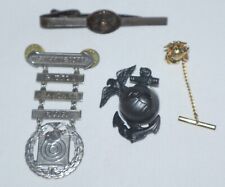 US Marine Corps | Black Emblem Hat Pin Tie Tack Qualification Badge Bar Bayonet picture