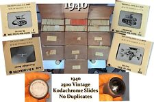 ***ATTENTION COLLECTORS** RARE WWII US Army Kodachrome Slides 2500pcs 35mm 1940s picture