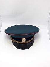 Vintage Soviet Ukraine Visor Cap USSR Military Officer Hat Size 54 Original Old picture
