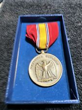 WWII National Defense Good Conduct Medal With Ribbon. Lot 102 picture