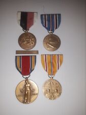 Lot 4 WW II Medals Victory  American Campaign picture