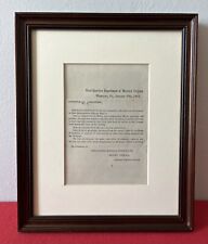 Civil War / General Orders Document / Gen. William Rosecrans / Stones River TN picture