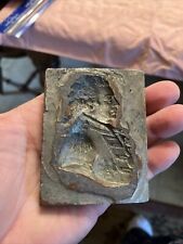 18th Century Revolutionary War Rare Copper Mold For Officers Wax Miniature picture
