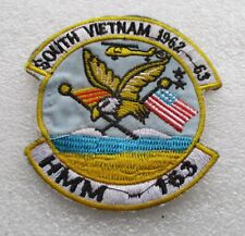 SOUTH VIETNAM 1962-1963 HMM-163 VINTAGE VIETNAM WAR PATCH picture