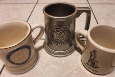 Vintage Navy Seabee CPO Anniversary Naval Construction Lone Sailer Mil Art Mugs picture