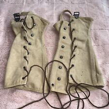 pair 1943 WW2 Combat leggings gaiters Gregory and Read picture