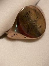 Vintage WWII 1945 10K Gold Ring picture