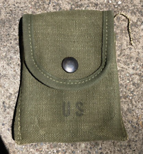 VIETNAM US Army Military M56 COMPASS POUCH FIRST AID POUCH M-1956 Field Web Gear picture
