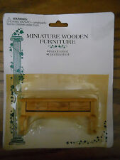 Dollhouse Miniature Light  Wood Sofa Foyer Table Handcrafted Finished Furniture  picture