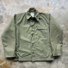 Vintage 80s Cold Weather Deck Jacket Medium Military a 2 picture