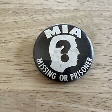 Vintage Original POW-MIA Button/Pin Vietnam War Era (1960's).   Lot 137 picture