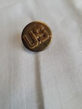 Vintage Brass US Army Uniform US Lapel Pin  picture