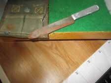 (2) Vintage US ARMY ITEMS-PRE WW1 1906 Kitchen Knife R.I.A. & WW 11 FIELD PATCH picture