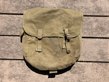 WW2 USMC US Marine Corps Officer Dispatch Case Musette Shoulder Bag Backpack picture