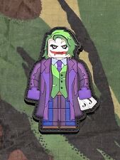 ***Rare*** The Grumpy Pencil, Joker Brick Figure Morale Patch PVC H/L Backing picture