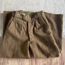 MCM Vintage 1955 Clifford Williams & Son Ltd Trousers Wool Military Pants 27-28 picture