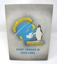 USS ARNEB AKA-56 1956 1957 OPERATION DEEP FREEZE TWO WORLD CRUISE BOOK Antarctic picture