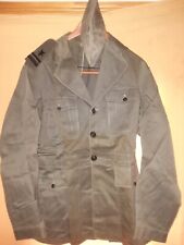 WWII NAVY USN UNIFORM JACKET OFFICER 1 STAR WITH 2 CAPS & GLOVES picture